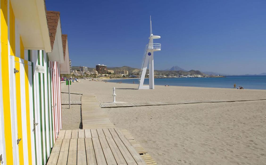 1ª Linea Del Mar 2 Habitaciones 2 Banos, Parking Subterraneo Incluido, Mascotas El Campello Dış mekan fotoğraf
